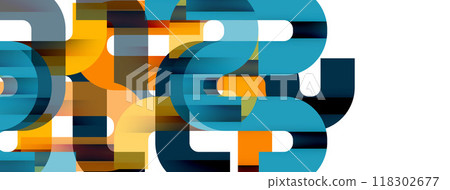 Lines, abstract letter style design background. Geometric vector Illustration For Wallpaper, Banner, Background, Card, Book Illustration, landing page Lines, abstract letter style design background. Geometric vector Illustration For Wallpaper, Banner, Background, Card, Book Illustration, landing page 118302677