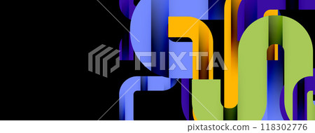 Dynamic waves, flowing lines, stripes vector geometric elements minimal pattern. Vector Illustration For Wallpaper, Banner, Background, Card, Book Illustration, landing page Dynamic waves, flowing lines, stripes vector geometric elements minimal pattern. Vector Illustration For Wallpaper, Banner, Background, Card, Book Illustration, landing page 118302776