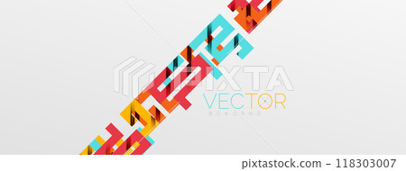 Color bend lines with shadow texture effect. Vector Illustration For Wallpaper, Banner, Background, Card, Book Illustration, landing page Color bend lines with shadow texture effect. Vector Illustration For Wallpaper, Banner, Background, Card, Book Illustration, landing page 118303007