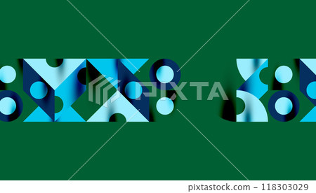 Colorful triangles circles square geometric design. Abstract background for wallpaper, banner, backdrop, card, book Illustration, landing page Colorful triangles circles square geometric design. Abstract background for wallpaper, banner, backdrop, card, book Illustration, landing page 118303029