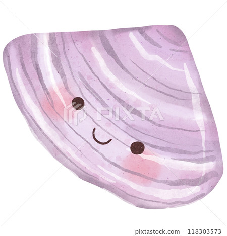 Watercolor seashell Watercolor seashell 118303573