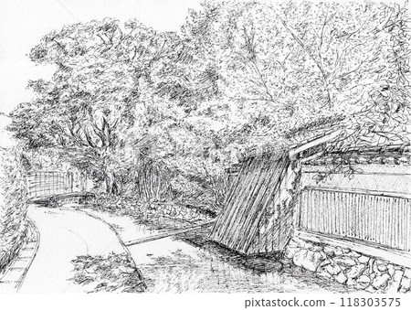 Flow of the Aiba River 118303575