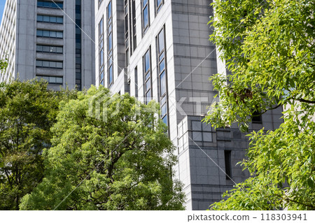 綠色辦公區風景（東京霞關） 118303941