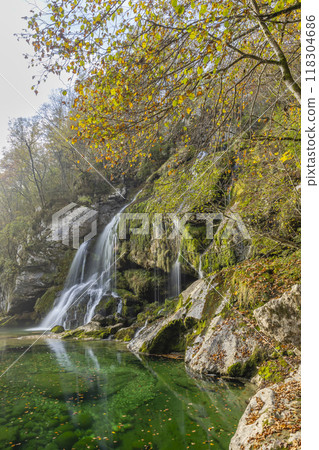 Waterfall Virje (Slap Virje), Triglavski national park, Slovenia 118304686