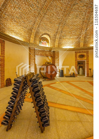 Wine cellar in Canale, Piedmont, Italy 118304697