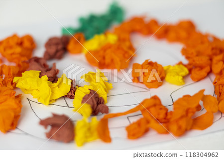 handmade paper decoration for Halloween 118304962