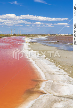 Salin de Giraud in Camargue region, Provence, France Salin de Giraud in Camargue region, Provence, France 118305052