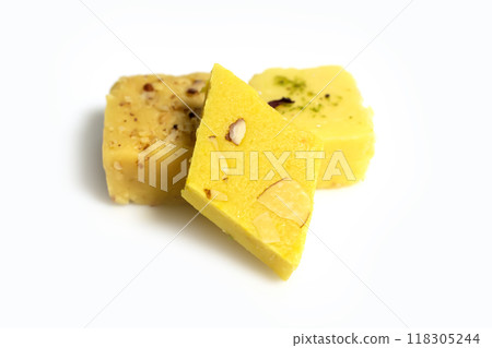 Closeup of Indian milk dessert made with milk and pulses during festivals. 118305244