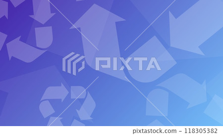 許多箭頭的背景資料回收影像 許多箭頭的背景資料回收影像 118305382