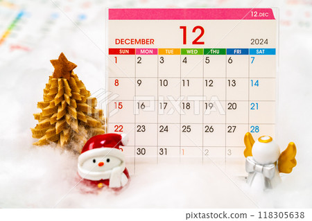 12 月日曆聖誕節圖像 12 月日曆聖誕節圖像 118305638