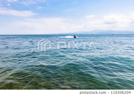 water surface of Lake Sevan, Armenia in summer water surface of Lake Sevan, Armenia in summer 118306204