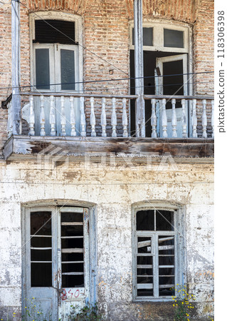 abandoned house with broken doors n Dilijan city abandoned house with broken doors n Dilijan city 118306398