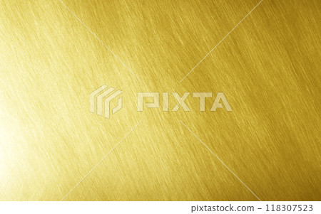 Shiny yellow leaf gold foil 118307523