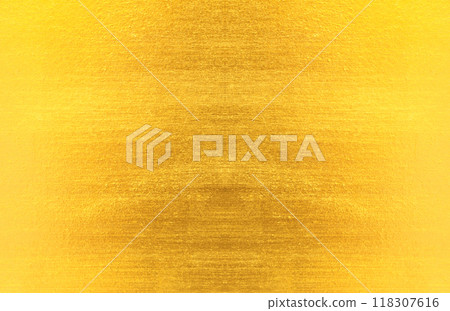 Shiny yellow leaf gold foil 118307616