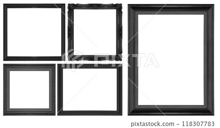 Black photo frame Black photo frame 118307783