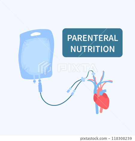Parenteral nutrition bag system for intravenous feeding therapy 118308239