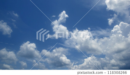 blue sky cloud blue sky cloud 118308266