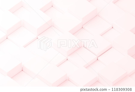 3D background material_square_pink 3D background material_square_pink 118309308