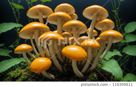 mushroom, colony, brain 118309811