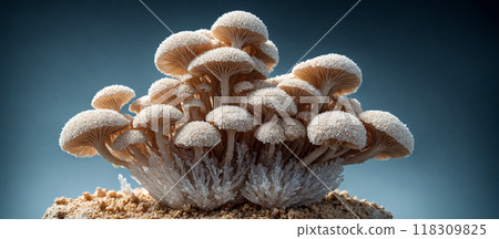 stone, mushroom, background 118309825