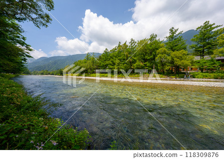 上高地的風景 118309876