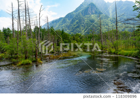 上高地的風景 上高地的風景 118309896