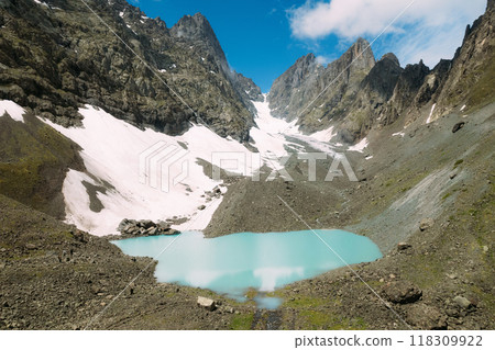 Abudelauri Lakes in Khevsureti, Georgia Abudelauri Lakes in Khevsureti, Georgia 118309922