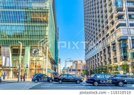 Cityscape of Chuo Ward, Tokyo: Nihonbashi Station 118310510