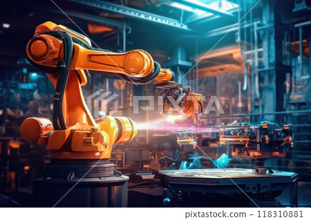 Innovative Robotic Machinery in Industrial Manufacturing - Generative AI 118310881