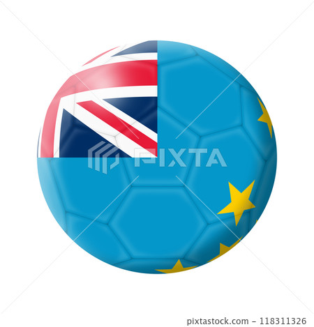 Tuvalu soccer ball football illustration Tuvalu soccer ball football illustration 118311326