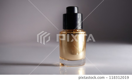 Brightening eye cream with illuminating pearl radiant glow smoothing texture soft golden light mockup 118312019