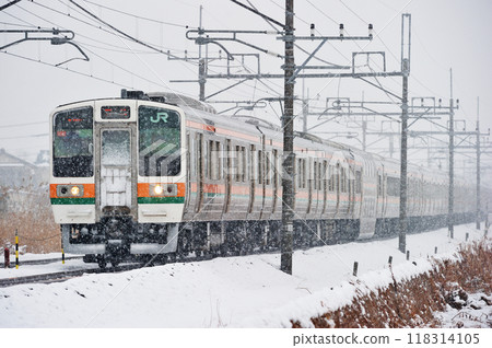東北本線 東鷲島栗橋 JR東日本 211系 C1編組（高崎） 118314105