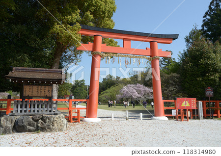 京都市北區上賀茂神社第一鳥居 京都市北區上賀茂神社第一鳥居 118314980