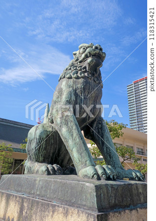 大阪市浪速區今宮惠比壽神社的守護犬 大阪市浪速區今宮惠比壽神社的守護犬 118315421