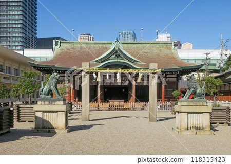 大阪市浪速區今宮惠比壽神社參拜殿 大阪市浪速區今宮惠比壽神社參拜殿 118315423