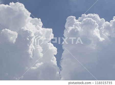 Blue sky with white couds 118315735