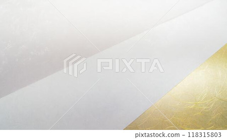 Luxurious white and gold wallpaper (AI generated material) 118315803
