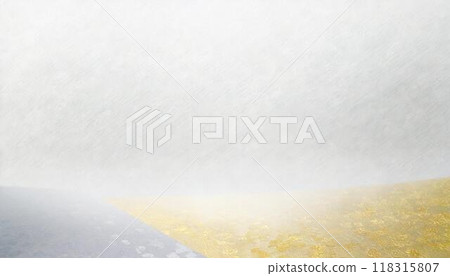 Luxurious white and gold wallpaper (AI generated material) 118315807