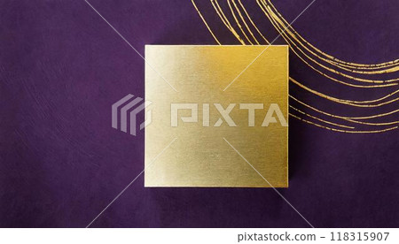 A luxurious Japanese-style frame in purple and gold (AI-generated material) A luxurious Japanese-style frame in purple and gold (AI-generated material) 118315907