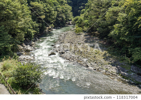 View of the Arakawa River from Otaki Roadside Station in Chichibu View of the Arakawa River from Otaki Roadside Station in Chichibu 118317004