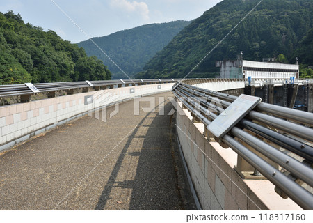 Amagase Dam Passage in Summer Amagase Dam Passage in Summer 118317160