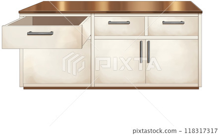 廚房板,左上方打開抽屜 廚房板,左上方打開抽屜 118317317