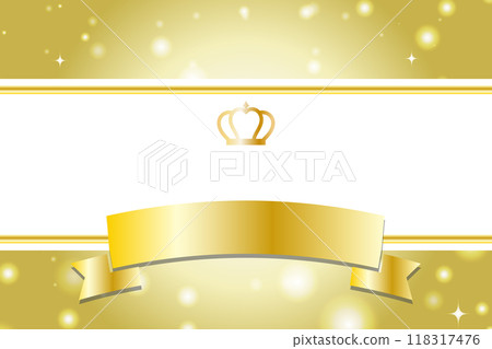 金色華麗背景與金框獎素材向量插畫 金色華麗背景與金框獎素材向量插畫 118317476