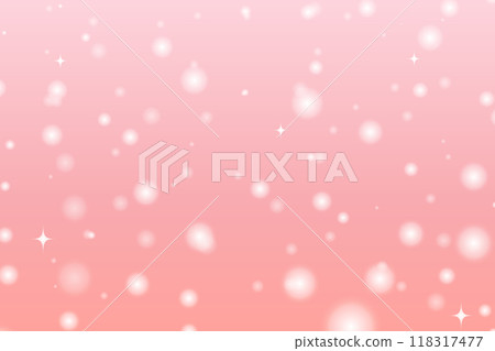 粉紅色漸變和光/雪的美麗背景 粉紅色漸變和光/雪的美麗背景 118317477