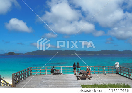 Scenery of Furuzamami Beach on Zamami Island Scenery of Furuzamami Beach on Zamami Island 118317686
