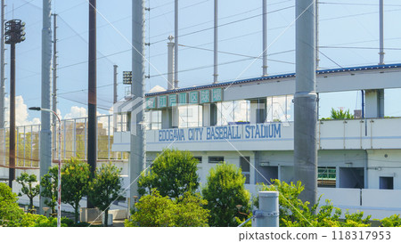 [Edogawa-ku, Tokyo] Edogawa Ward Baseball Stadium, JP Asset Stadium Edogawa 118317953