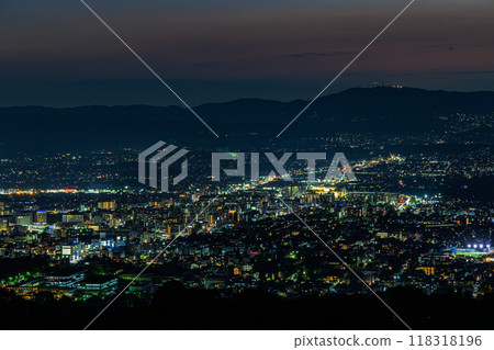 初秋奈良若草山夜景 新日本三大夜景 奈良若草山② 初秋奈良若草山夜景 新日本三大夜景 奈良若草山② 118318196