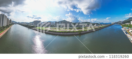 the Sha Tin racecourse in the Hong Kong 118319260