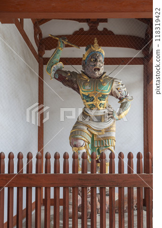 Yakushiji Temple, Middle Gate, Two Heavenly Kings Statues 118319422