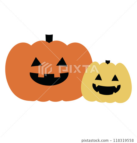 Halloween pumpkin illustration material Halloween pumpkin illustration material 118319558